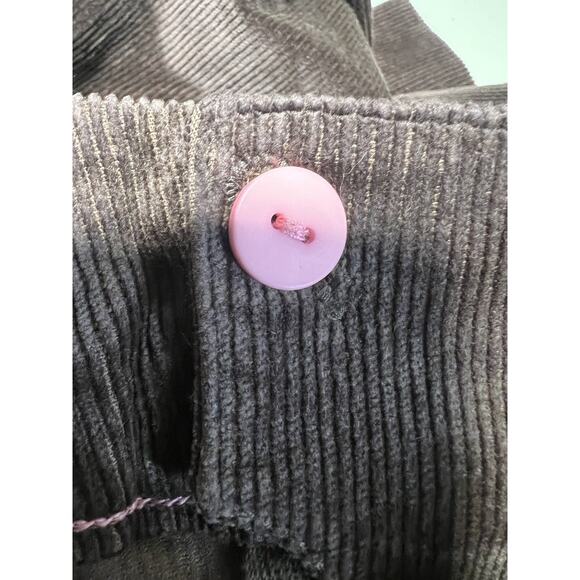 New Anthropologie Maeve Size 28 Petite Colette Cropped Corduroy Wide Leg Pants - Picture 7 of 10